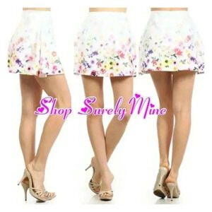 Skater skirt floral print